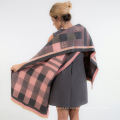 Bufanda suave del mantón del algodón de la tela cruzada de la señora de la bufanda de la señora del color sólido al por mayor de moda